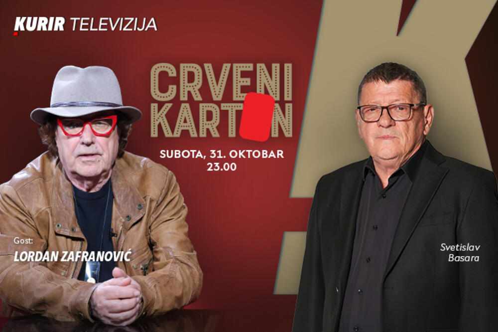 &ldquo;Kritike mojih filmova su se često pojavljivale" gost emisije &ldquo;Crveni karton&rdquo; je Lordan Zafranović, 31. oktobar