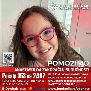 Anastasija ima samo 9 godina, a iza nje su godine borbe: Sada joj je potrebna pomoć svih nas za srećnije detinsjtvo