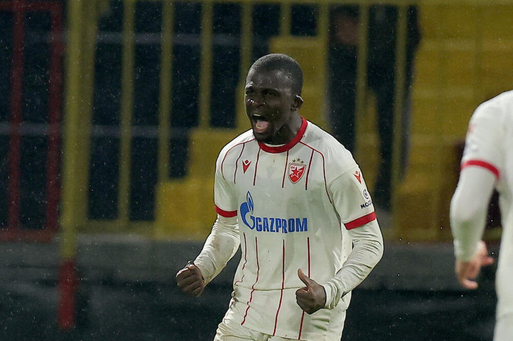 Dijeng sprečio iznenađenje u Šapcu: Zvezda ispustila prednost od dva gola, Senegalac het-trikom zaustavio Mačvu