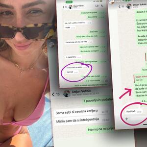 "SAMA SEBI SI ZAVRŠILA KARIJERU" Objavljene šok poruke između aktera afere "eksplicitni snimci" u Crnoj Gori: "Ja te nikad nisam odbila"