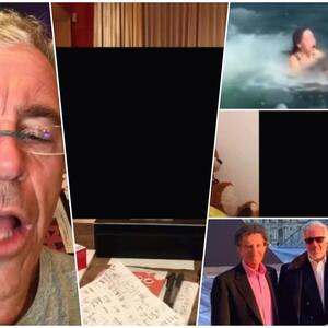 ODVRATNI SNIMCI IZ EPSTAJNOVOG TELEFONA: Pedofil pohotno gleda u kameru, otvara usta i cokće, a onda sledi izuzetno gnusni deo (VIDEO)