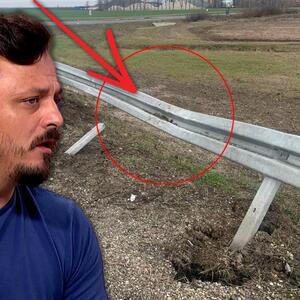 ISPLIVALA FOTOGRAFIJA SPASAVANJA OTETOG DANIELA KAJMAKOSKOG: Beli "volvo" nasukan na bankinu, a unutra vezan pevač... (foto)