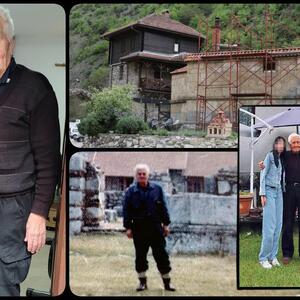Gazi 90, živeo je u kući bez prozora i vrata, karton mu je bio krevet, ali od svog Prizrena nije odustao: On je nevidljivi stanovnik zadužbine cara Dušana