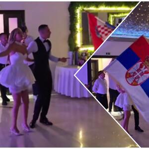 Ivana je Srpkinja, Josip Hrvat, a na njihovoj svadbi u Beogradu nastao je haos! Zbog ove scene Balkan je zanemeo, sad ih komentarišu svud po mrežama VIDEO