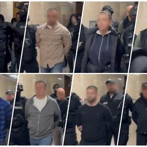 VLASNIK RESTORANA, KONOBAR, POLICAJCI, SUPRUGA... Pogledajte snimak svih 8 uhapšenih zbog nestanka Aleksandra Nešovića (VIDEO)