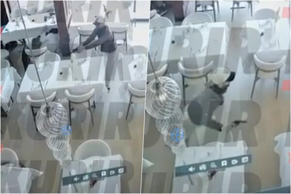 POGLEDAJTE KAKO JE MIHAJLO PUCAO U VLASNIKA RESTORANA NA NOVOM BEOGRADU: Sedeo sam za stolom, pa izvadio revolver i sedeći počeo da ispaljuje metke (video)