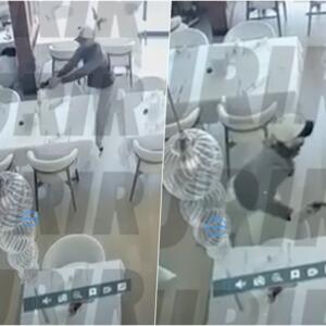 POGLEDAJTE KAKO JE MIHAJLO PUCAO U VLASNIKA RESTORANA NA NOVOM BEOGRADU: Sedeo sam za stolom, pa izvadio revolver i sedeći počeo da ispaljuje metke (video)