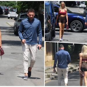 EKSKLUZIVNI PAPARACO! POMIRILI SE DUŠKO I NORA! Ona u minijaturnom šortsu ulazi u njegov skupocen auto: Ponašanjem na ulici sve iznenadili