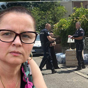Policija reagovala zbog Male Cane: Ćerke Andrije Bajića joj iz kuće izbacile stvari na ulicu (foto, video)