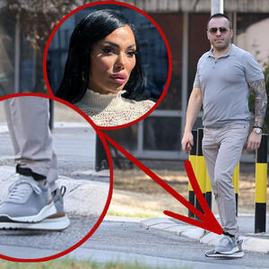 (FOTO) MUŽ STARLETE PRVI PUT NA SUĐENJE DOŠAO SA "SLOBODE" Prošetao nanogicu, za kauciju prijatelji skupili više od pola miliona evra!