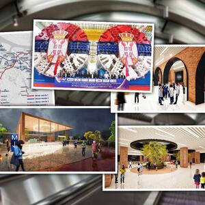 Najmoderniji podzemni saobraćaj u Evropi: Ovo je detaljna trasa prve linije beogradskog metroa, evo gde će se tačno nalaziti stanice i kako će izgledati FOTO