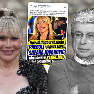 "BRZO JE PREBOLELA SAŠINU SMRT, VEĆ JE UHVAĆENA U ZAGRLJAJU PEVAČA" Suzani Jovanović smeštaju lažnu aferu sa šok fotkama - Na mrežama pljušte teške uvrede